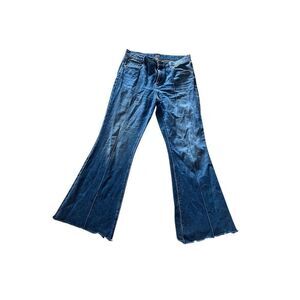 Express 70s Flare Mid Rise Jeans Size 8